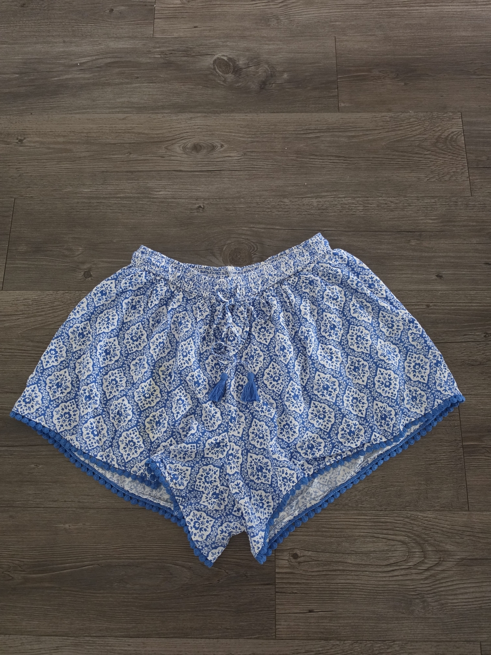 Matilda Jane Light Blue & White Floral Print Shorts